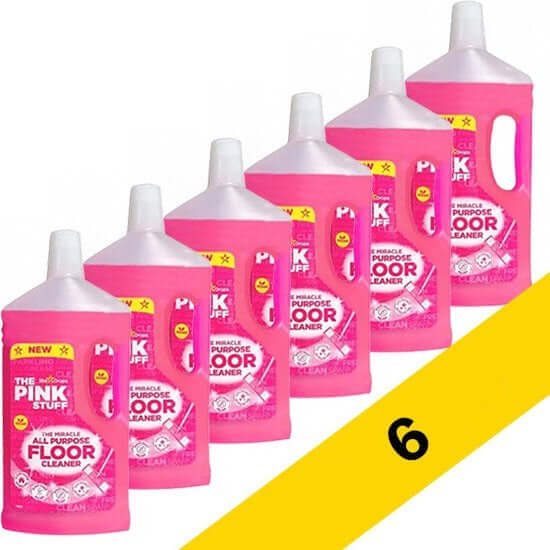 Pink Stuff Detergent de podea 1 litru - pachet de 6