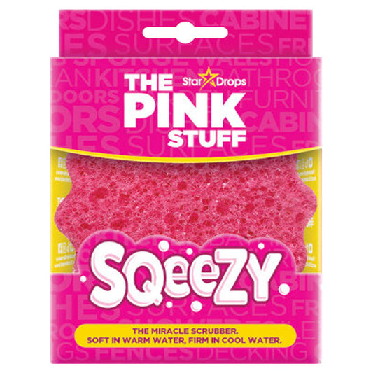 Pink Stuff Sqeezy - Dubbel­sidig Scrub Svamp Rosa