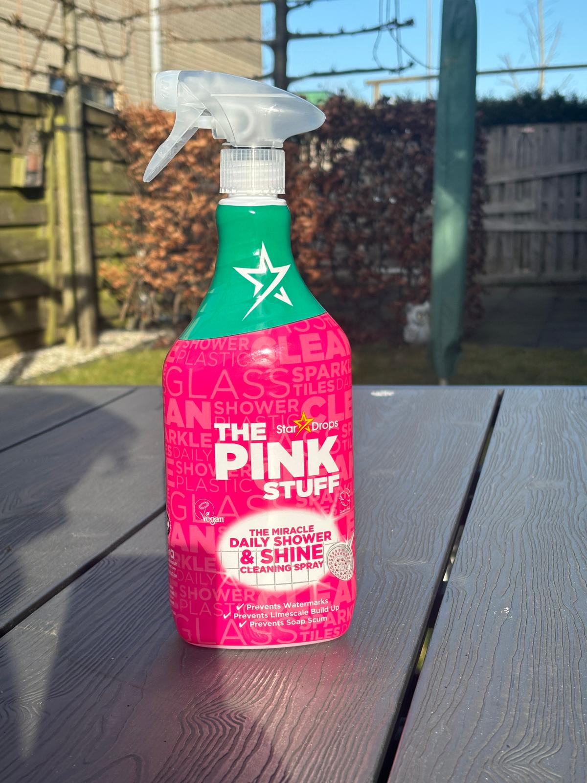 NIEUW The Pink Stuff Спрей за почистване на душ и блясък 850ml - Ограничена серия