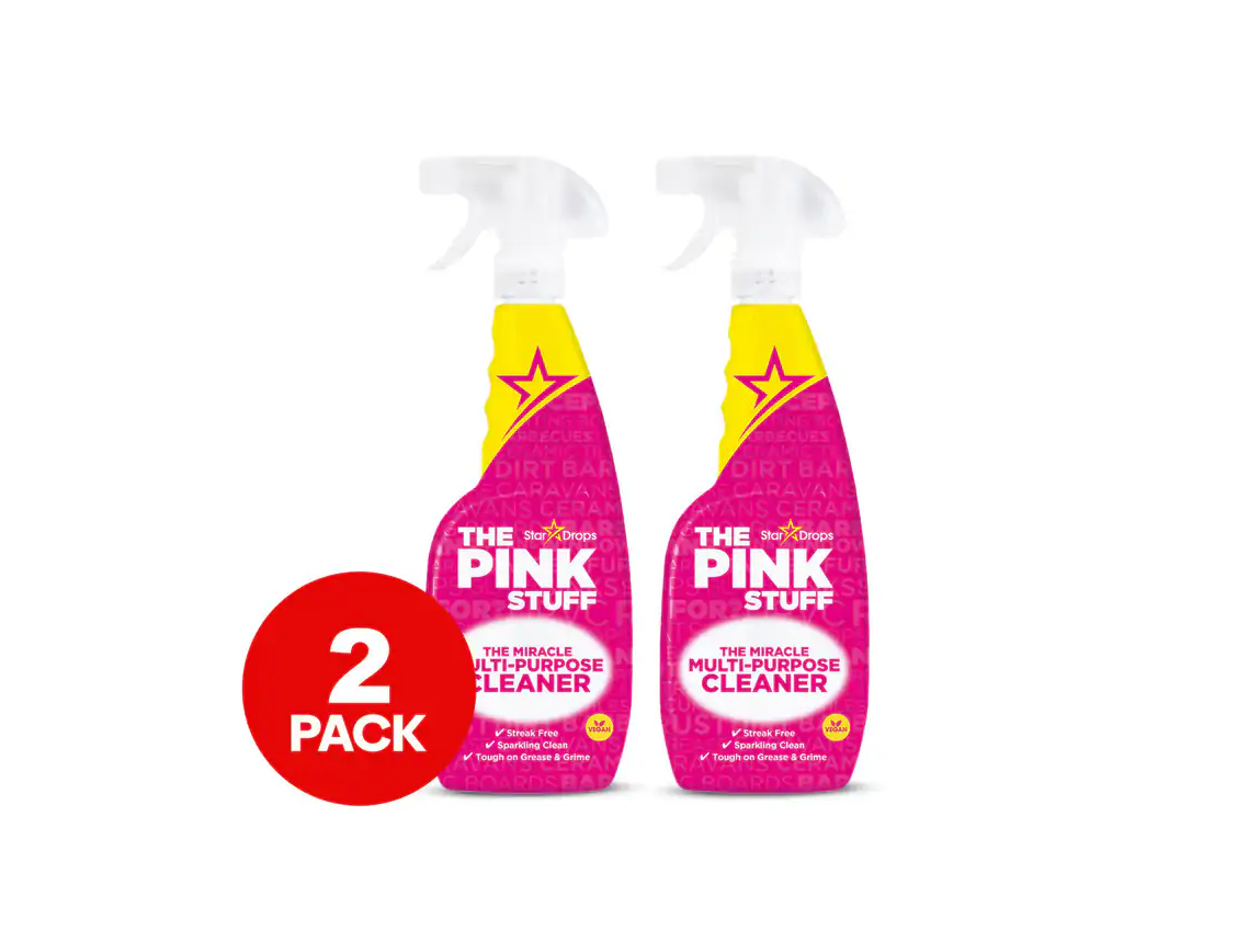 Pink Stuff Universalus valiklis purškiklis 750ml - 2 pakuotė