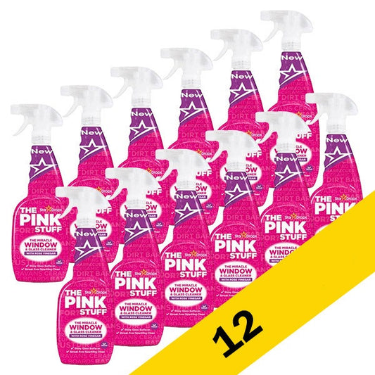 Pink Stuff Stikla tīrītājs 750ml - 12 iepakojums