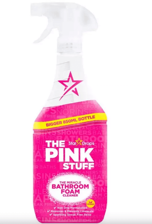 Stardrops The Pink Stuff - Spumă pentru baie - Detergent de curățare pentru baie 850ml