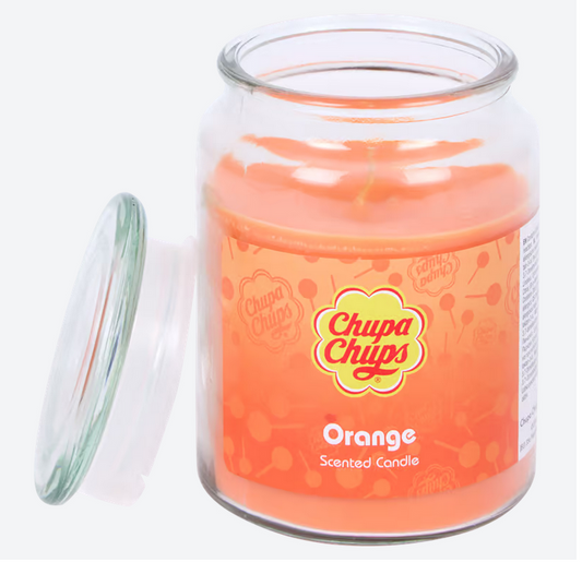 Bougie Parfumée Chupa Chups 510g - Orange