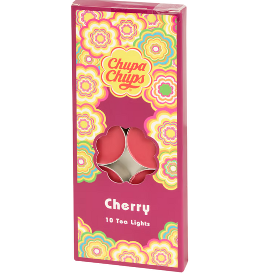 Chupa Chups Tuoksuiset teevalot 10 kpl - Cherry