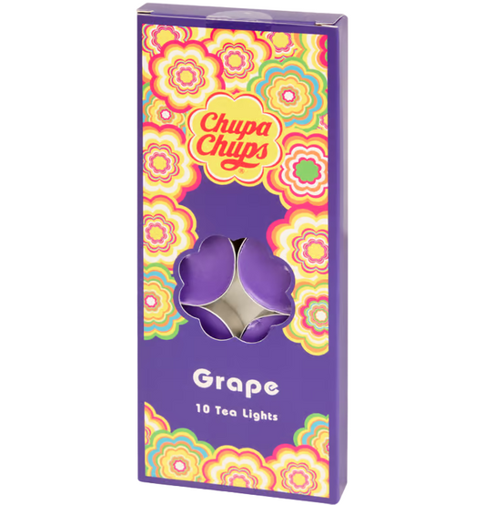 Chupa Chups Tuoksuiset teevalot 10 kpl - Grape