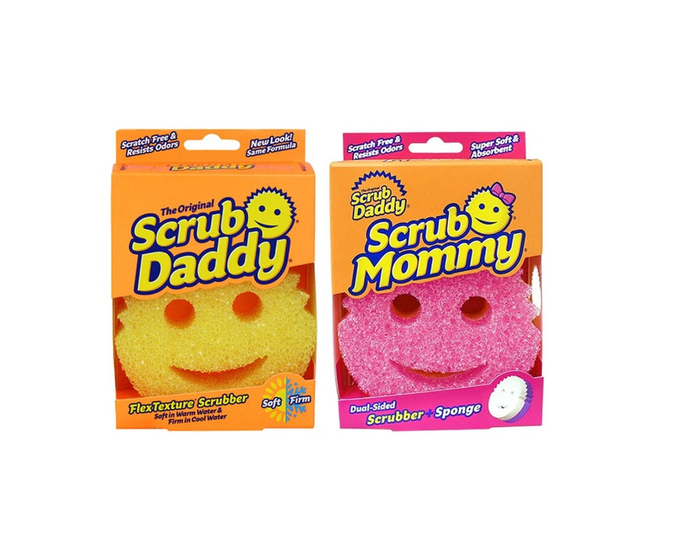 Оригиналният Scrub Daddy и Scrub Mommy