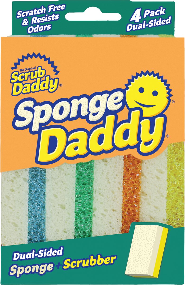 Scrub Daddy Schuurspons - Sponge Daddy - 4 barvy