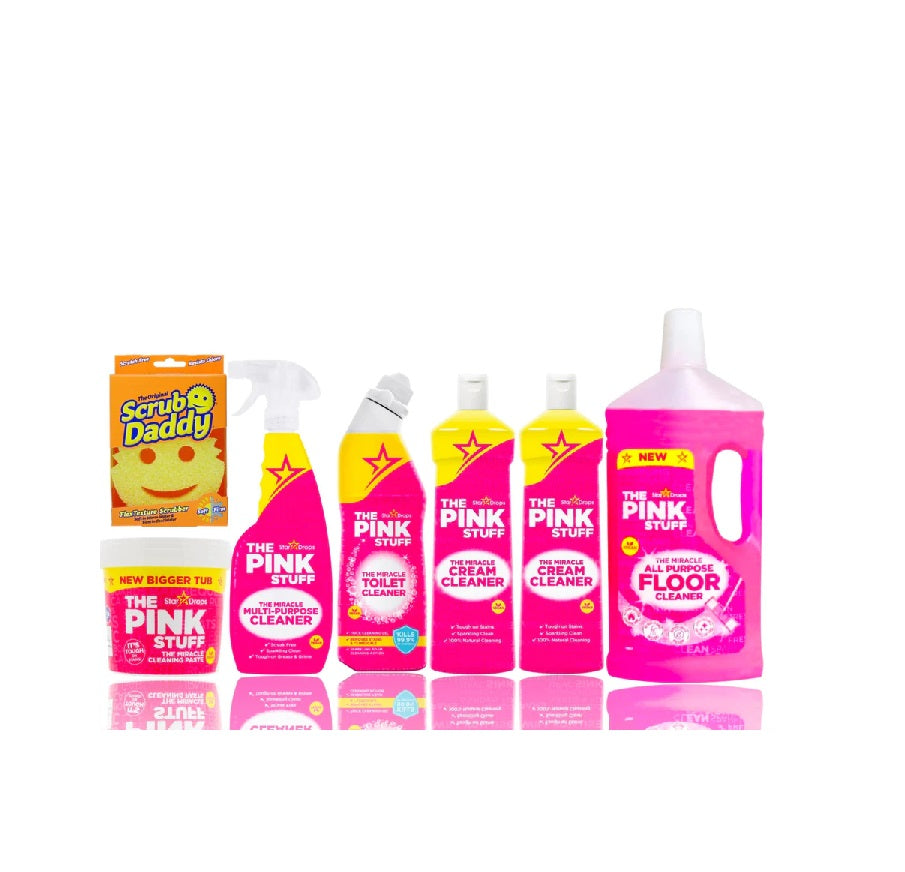 Le Pink Stuff Mega Set pour le Salon et la Salle de Bain